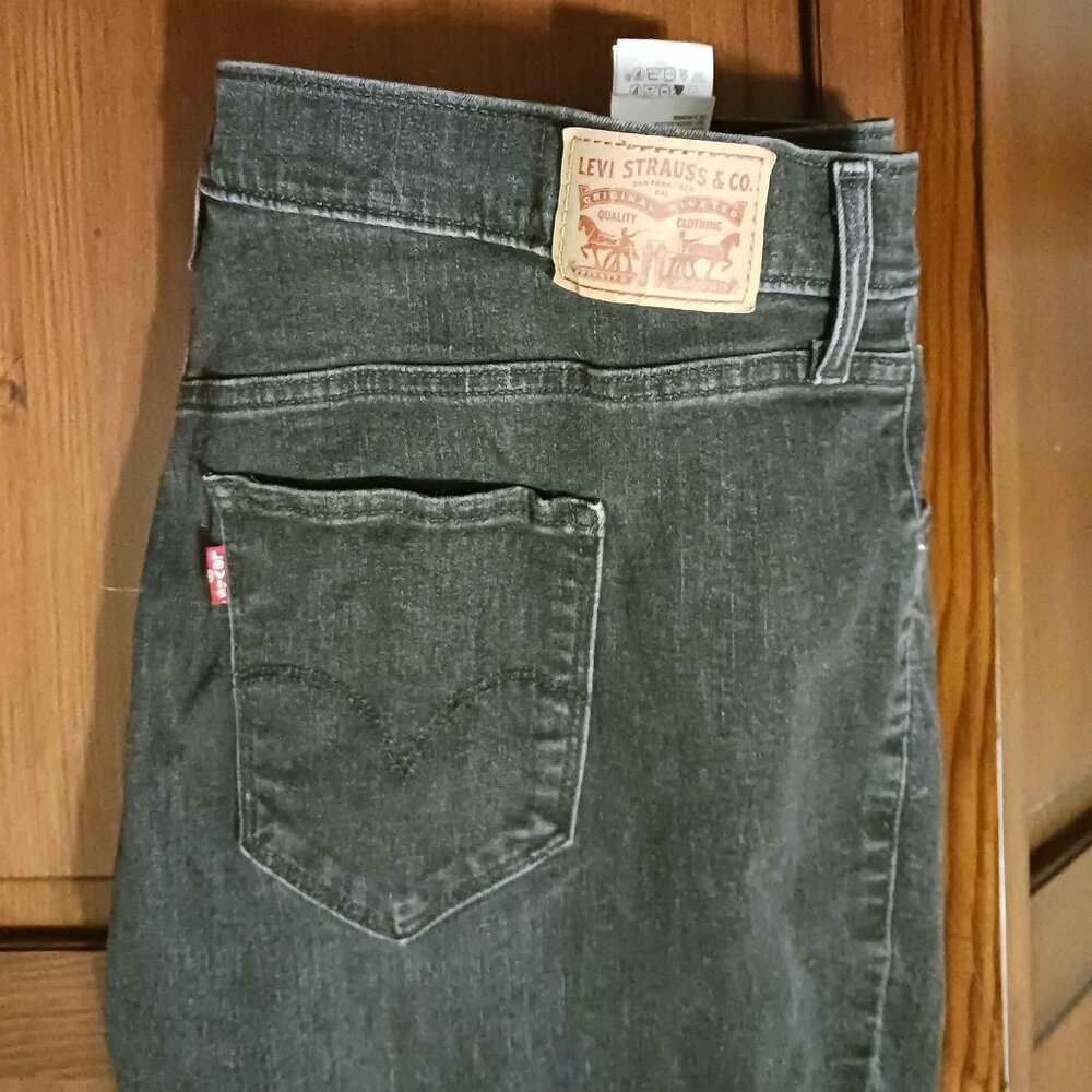 Black Levis Jeans 711 20W skinny fit Stone washed